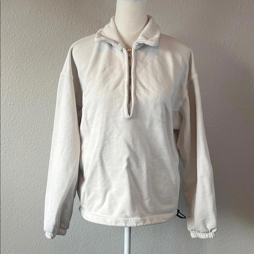 Pharrell/Evian Humanrace 100% Cotton Quarter Zip Ivory Size XSmall